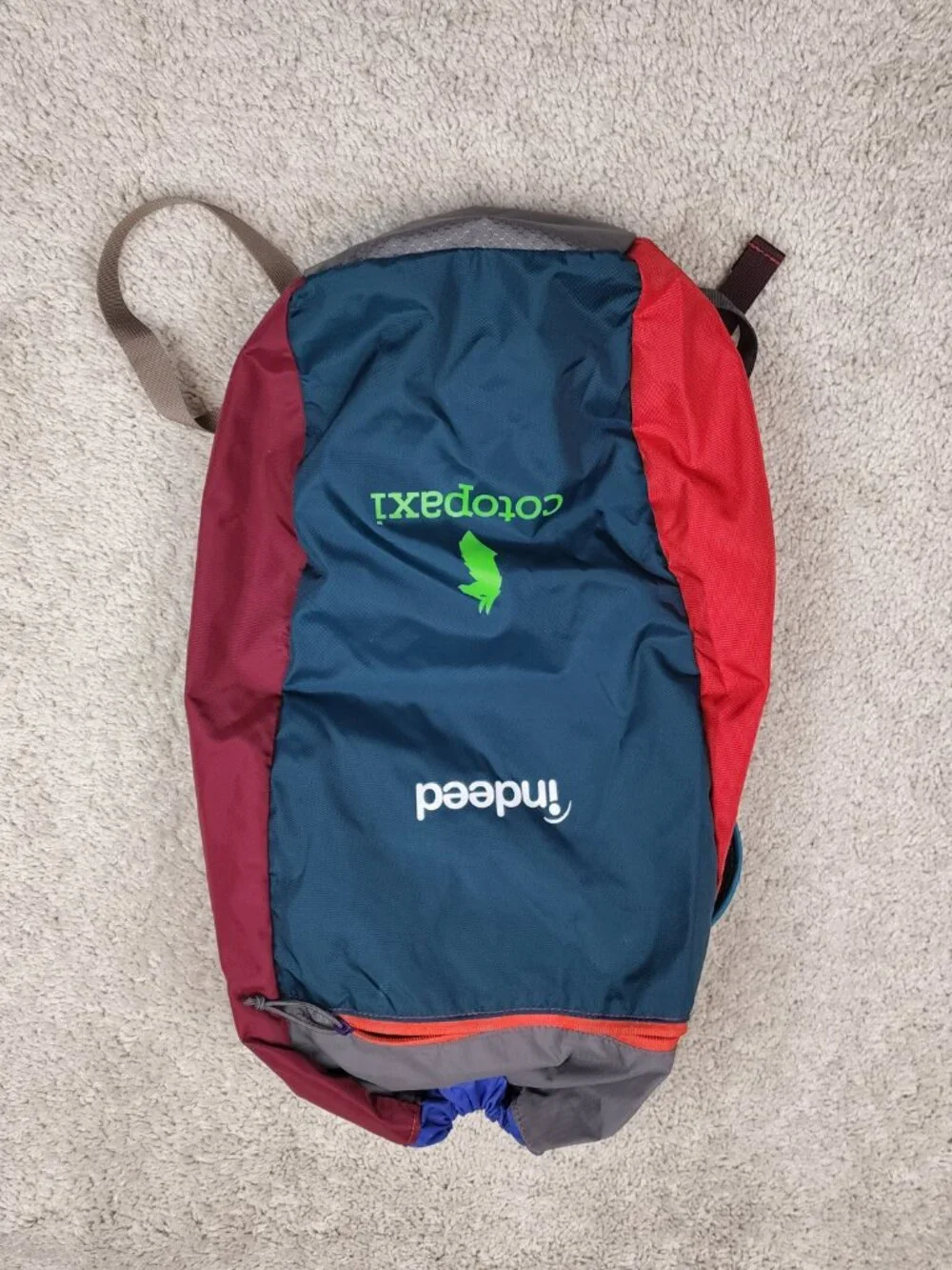 Cotopaxi Luzon Eighteen 18L Day Pack Drawstring Backpack Indeed Embroidered USA